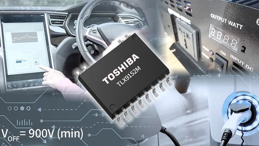 Toshiba Releases Automotive Photorelay with Output Withstand Voltage of 900V